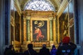 Church of St. Louis of the French with paintings by Caravaggio in Rome, Italy Royalty Free Stock Photo